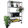 Trinity NSF Adjustable 5-Tier Outdoor Wire Shelving Rack