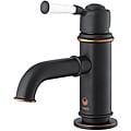 VIGO Boreas Single Handle Bathroom Faucet In Antique Rubbed Bronze
