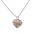 Divine Silver Sterling Silver 'Daddy's Little Girl' Heart Charm Necklace