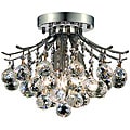 Elegant Lighting 4-light Chrome Flush-Mount Chandelier
