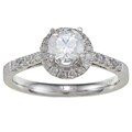 14k Gold 2/5ct TDW Diamond and Cubic Zirconia Engagement Ring (G-H, I2-I3)