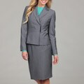 Calvin Klein Women's Rain/ Black Skirt Two-piece Skirt Suit