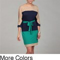 Jonathan Martin Women's Colorblock Tie Dress