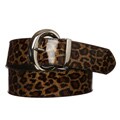 Betsey Johnson Women's Leopard Print Belt