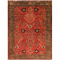 Hand-tufted Red Wool Area Rug (5' x 8')