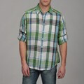 Canterbury of New Zealand Men's House Green Checkered Shirt