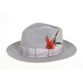 Ferrecci Men's Gray Wool Fedora Hat