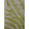 Hand-tufted Green Wool Area Rug (5' x 8')