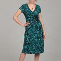 Connected Apparel Women's Abstract Dress