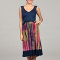 Lola P Women's Tie Dye Knit Dress