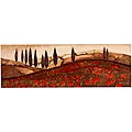 Fabrice de Villeneuve 'Hills of Tuscany' Canvas Art