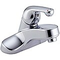 Delta Single Handle 4-inch Centerset Chrome Lavatory Faucet