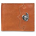 Zeyner Cognac Leather Bi-Fold Wallet