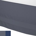 Solid 15-inch Drop Pintuck Bedskirt