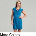 Spense Women's Draped Cowl Neck Dress