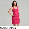 Spense Women's Ruffled Tank Dress