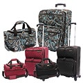 U.S. Traveler Quilted 2-piece Expandable Carry-On Spinner Luggage Set