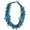 Green 'Luzy Turquoise' Turquoise and Bead Necklace (Guatemala)