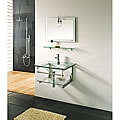 Tempered Glass Bathroom Vanity