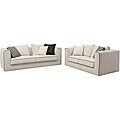 Soho Italian Linen Sofa and Loveseat Set