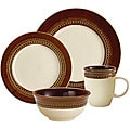 Paula Deen Southern Gathering Brown 16-piece Dinnerware Set