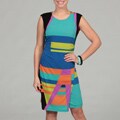 Scarlett Women's Royal Abstract Print Dress