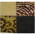 Fabric Cuts Charms Animal Print Cotton Crafting Squares