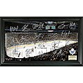 Highland Mint Toronto Maple Leafs Rink Team Autographed Framed Photo