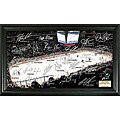 Highland Mint San Jose Sharks Rink Team Autographed Framed Photo