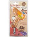 Manuscript Orange Plastic Sealing Wax Gun with Two Wax Sticks