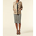 Women's Tan Anorak Cargo Jacket