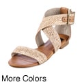 BC Footwear Women's 'Conch' Woven Sandals