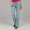 Jessica Simpson Junior's Crochet Pocket Bootcut Jeans