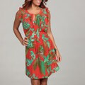 Jessica Simpson Junior's Ruffle-trim Self-belted Dress