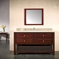 Granite Top Dakota 2-drawer Hardwood Vanity