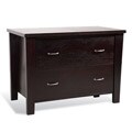 Espresso Wood Home Office Lateral File Cabinet