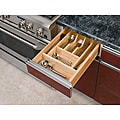 Trim-to-Fit Wood Cutlery Organizer