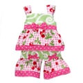 Ann Loren American Girl Doll Cherry and Gingham Outfit 2-piece Outfit