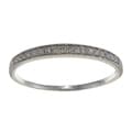 10k White Gold 1/6ct TDW Diamond Milligrain Band (G-H, I1-I2)