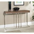 Abbyson Living Verona Walnut Sofa Table