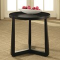 Abbyson Living Wilshire Espresso Round End Table