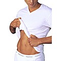 Perry Ellis 100-percent Cotton Short-Sleeve V-neck Shirt
