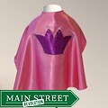 Power Capes Bubble Gum and Orchid Crown Superhero Cape