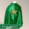 Power Capes Kelly Green and Yellow Star Superhero Cape