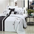 Arabesque Black/ White Oversized 8-piece Comforter Set