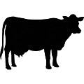 Instant Chalkboard Peel and Stick Cow Sticker