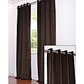 Signature Grommet Espresso Velvet 108-Inch Curtain Panel