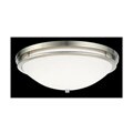 Quoizel Lighting 'Marriott Series' 1-light Brushed Nickel Flush Mount Fixture