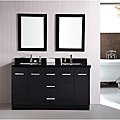 Elite Contemporary Double-Sink Bathroom Vanity