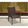 Atlantic Catania Wicker Stacking Armchair (Set of 4)